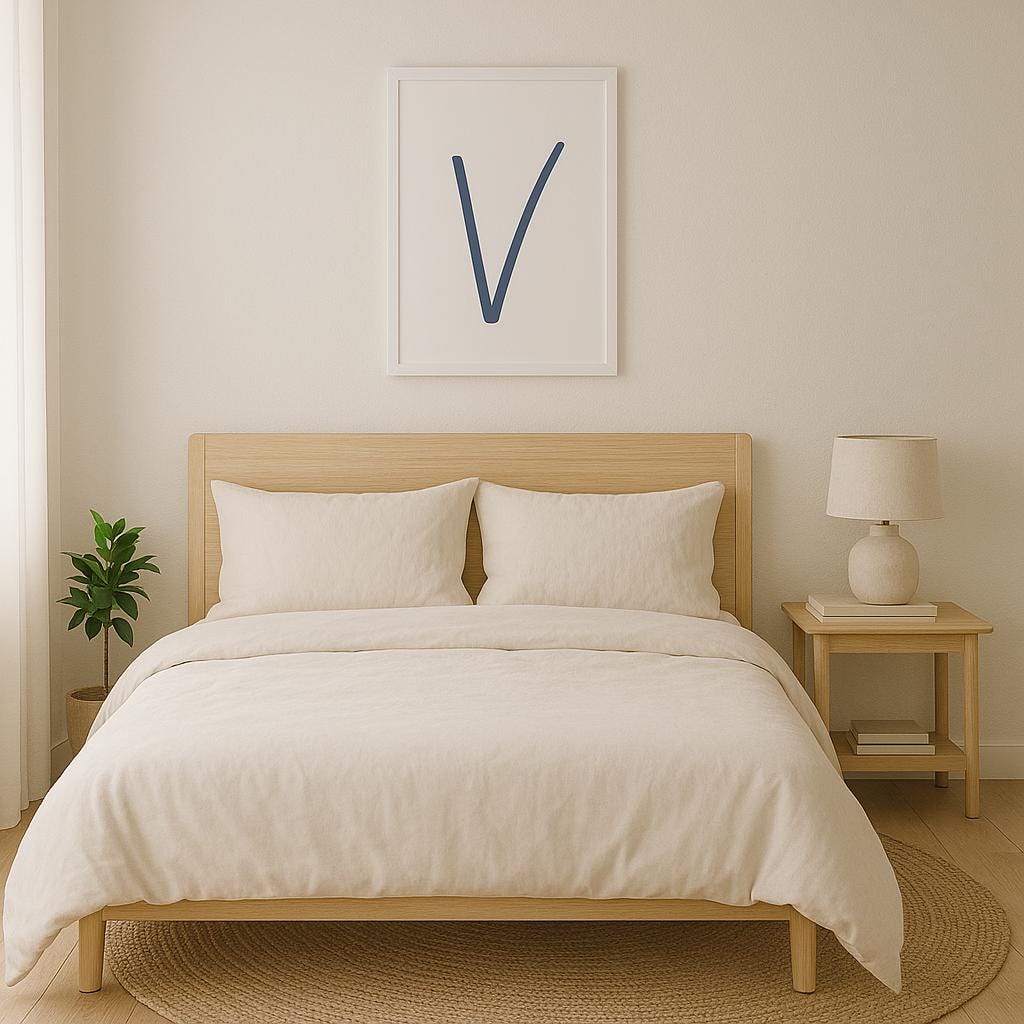 Letter V Wall Art Print | Navy Blue Initial Poster | Nursery Letter Print | Minimalist Typography Printable | A4, A3, 8x10 download