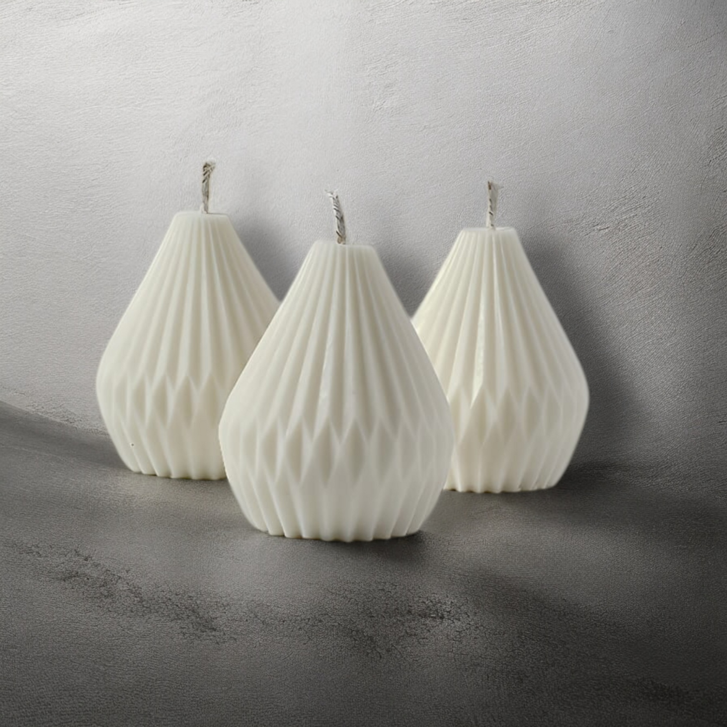 Pear Pillar Candle by Home at Number Twenty Two – a beautifully crafted candle with a unique pear shape, adding a warm and decorative touch to any space.