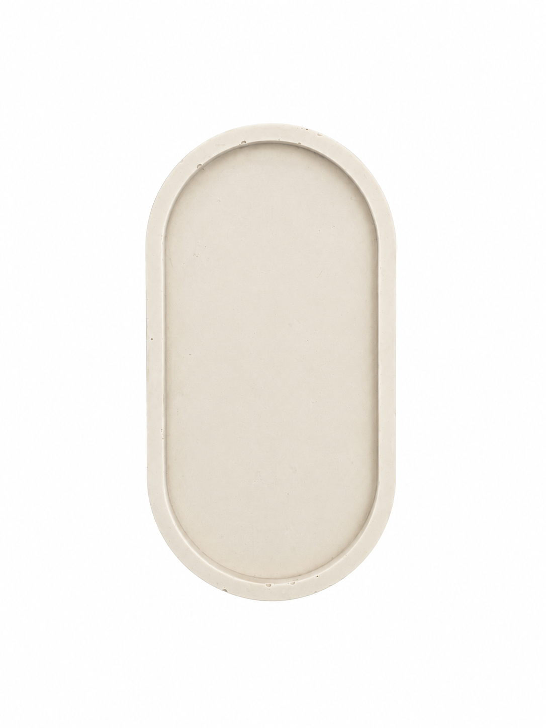 Cream Jesmonite Trinket Tray