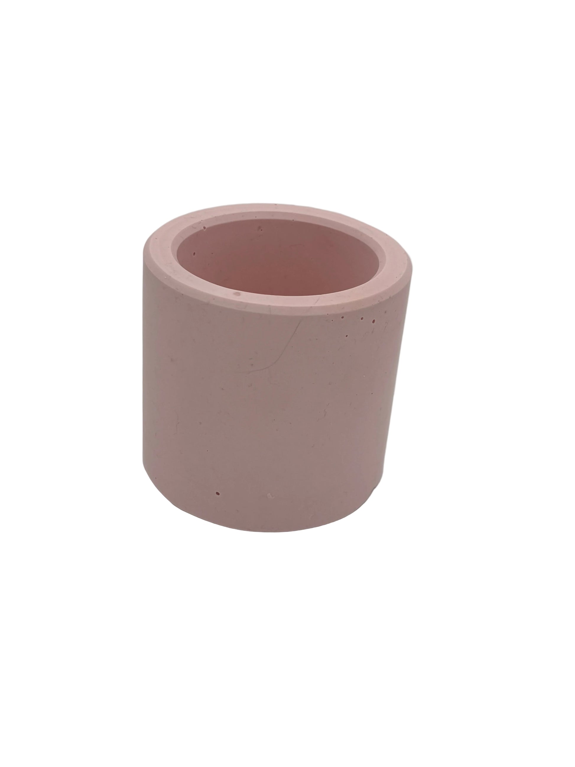 Pink Jesmonite Pot 