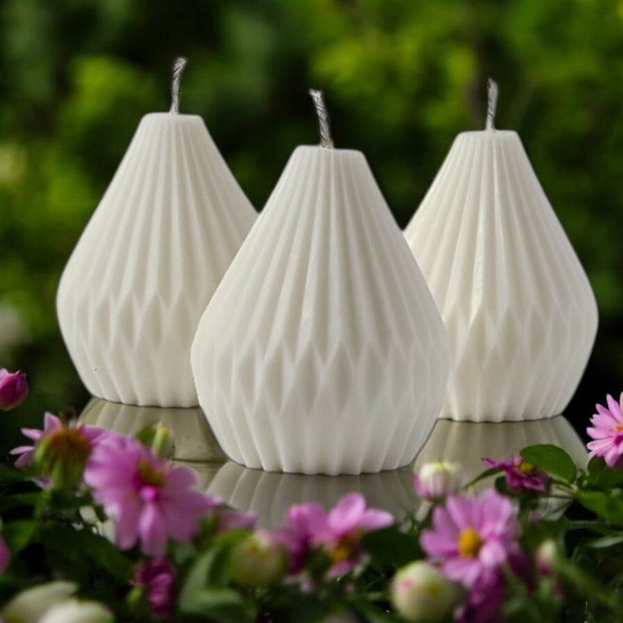 Pear Pillar Candles - Home at Number Twenty Two